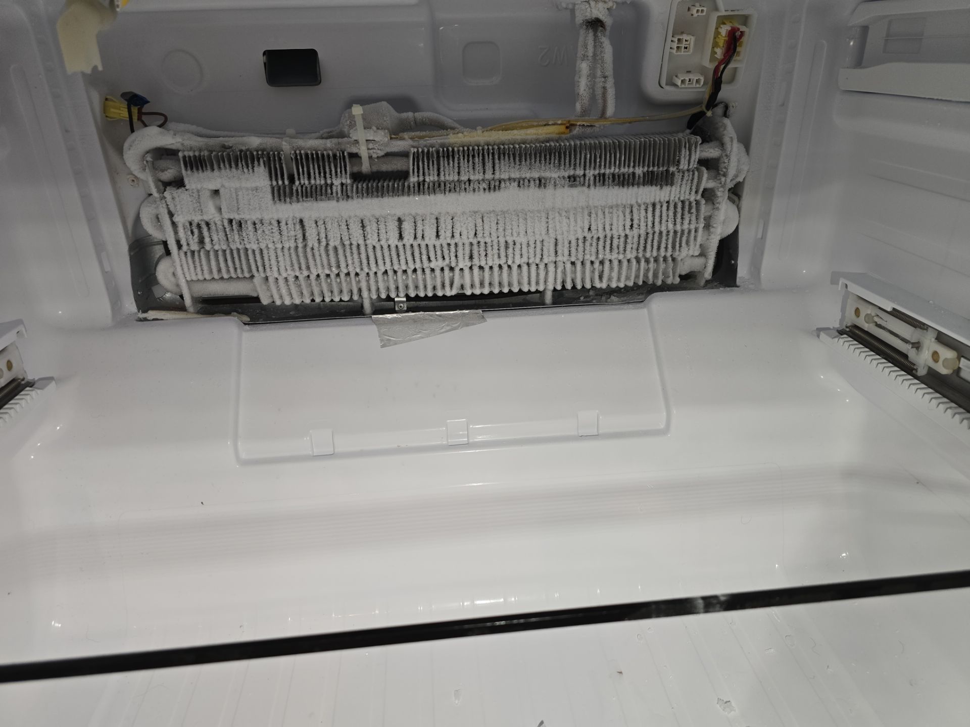 Samsung ice maker frozen evaporator coil